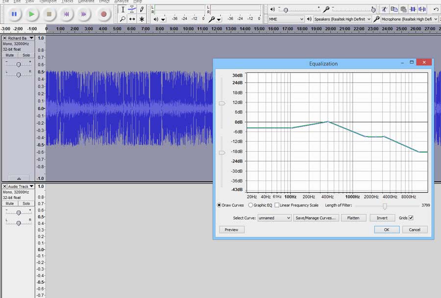 audacity recording program