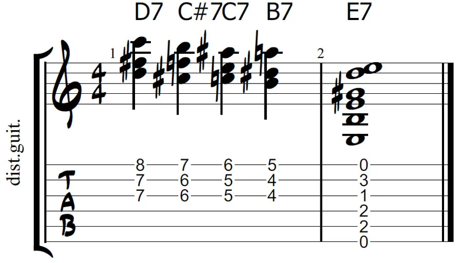 Blues Turnaround type 2