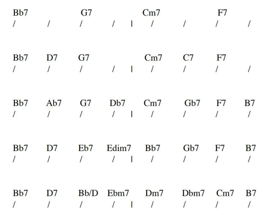 Blues Turnaround table