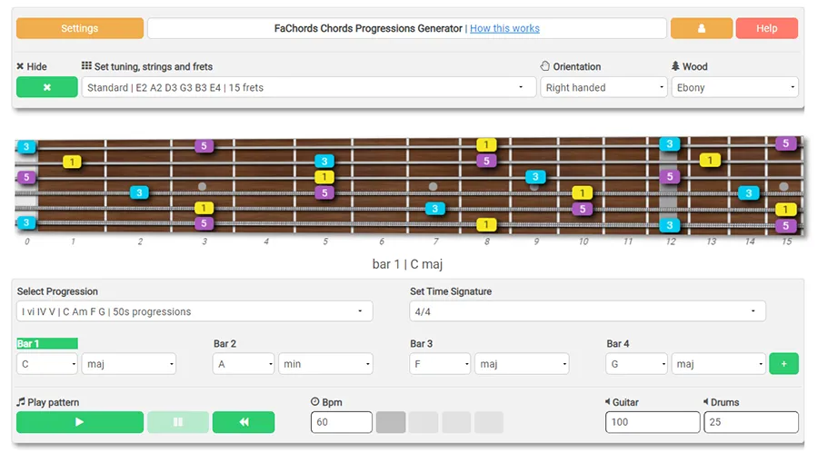 chord progression generator