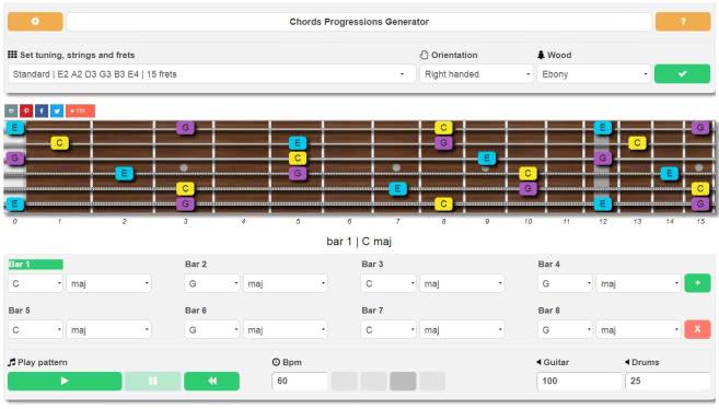 Chord Progression Generator For Guitar