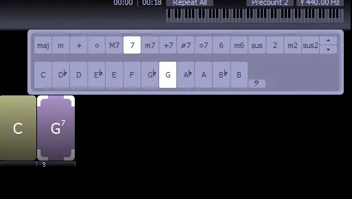 chordpulse backing tracks software step by step
