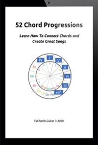 52 chords progressions guitar ebook
