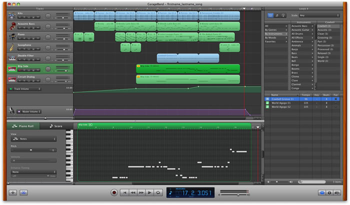 garageband recording software for mac