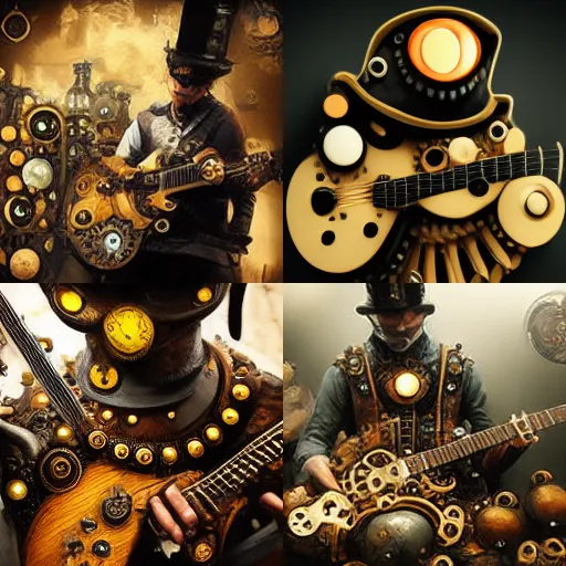 steampunk guitar