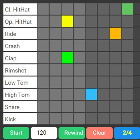 online drum machine