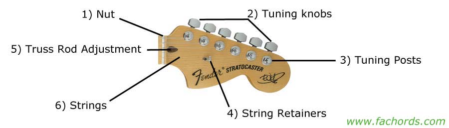 Guitar Parts Names: Know The Parts Of Electric Guitar