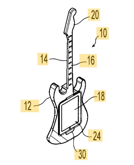 Touch screen guitar