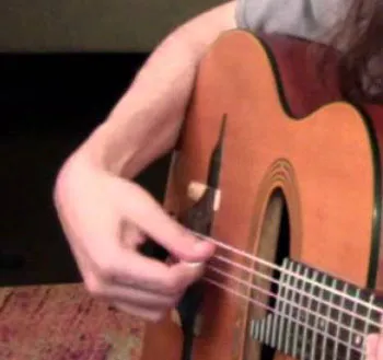 Right hand rest stroke