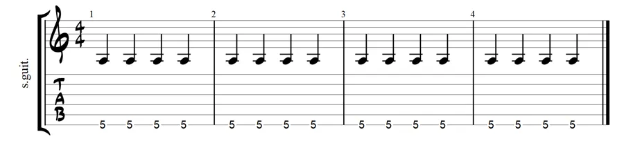 how to count music exercise 1