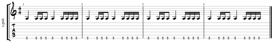 how to count music exercise 1