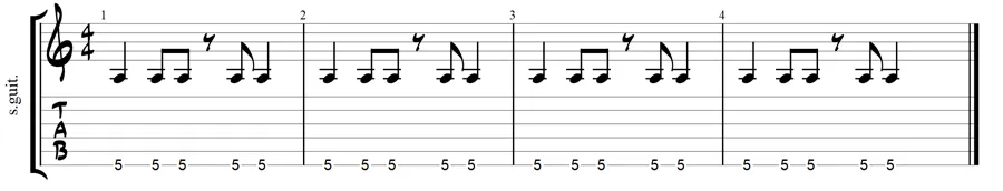 how to count music exercise 1