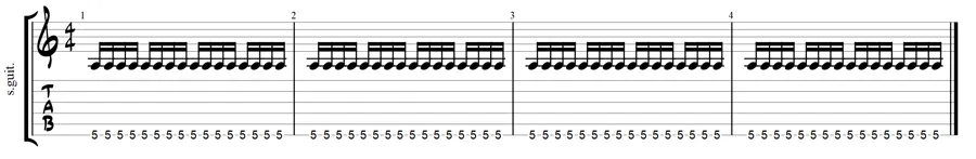 how to count music exercise 1