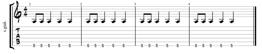 how to count music exercise 1