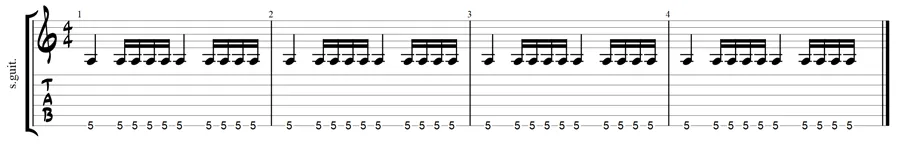 how to count music exercise 1