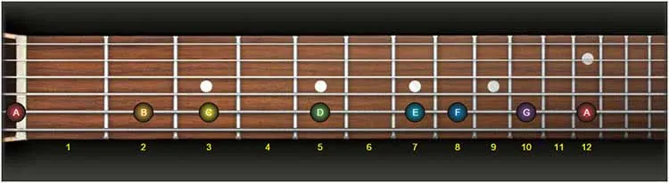 guitar fretboard notes exercise