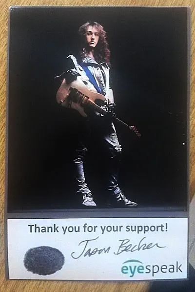 Jason Becker Eyespeak