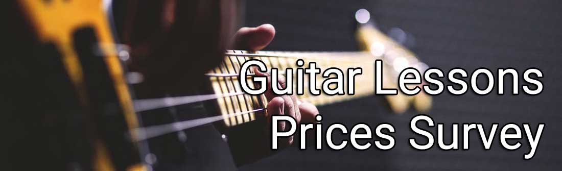 guitar lessons price survey