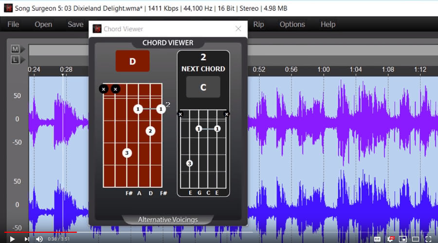 chord detection feature