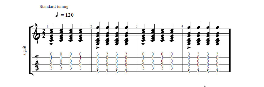 time signature 2/2