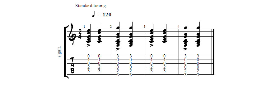 time signature 2/4