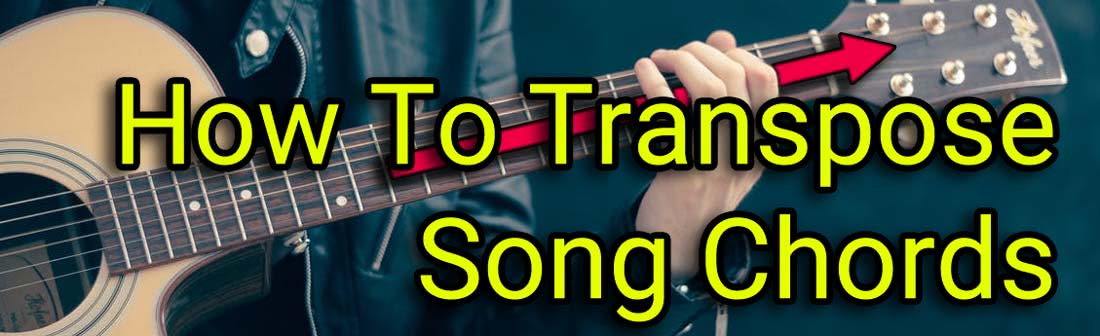 como transpor acordes de guitarra